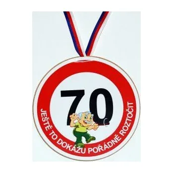 Žertovný předmět Jirka Medaile k 70. narozeninám pro muže - originální dárek k jubileu