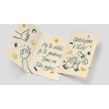 Přání - Gratulace k titulu