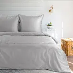 SATÉNOVÉ POVLEČENÍ RETRO5 160X200 CM, 2KS 70X80 CM SVĚTLESIVÉ