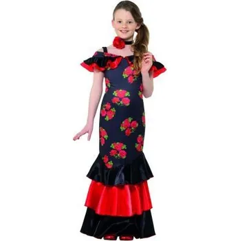 Karnevalový kostým Smiffys.com Dětský kostým - Flamenco Velikost: 10-12 roků