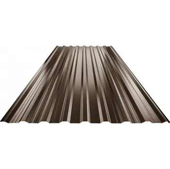 Trapéz KJG střešní 18A+ (s prolisem) PE 0,50 TH RAL8028/2000mm