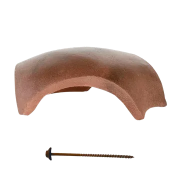 Střešní krytina Terran COPPO - hřebenáč rozdělovací - antická červená