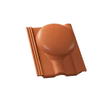 KM Beta ELEGANT - taška betonová odvětrávací, komplet - ci.červená