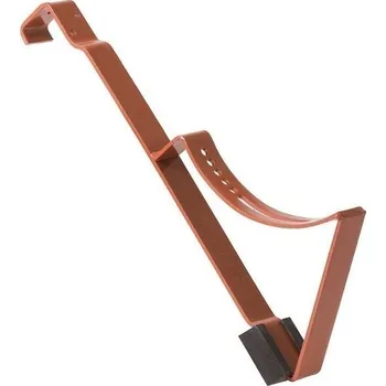 Stavebniny HPI - držák stoupací plošiny ROBUST s pryž.podpěrou - červenohnědý