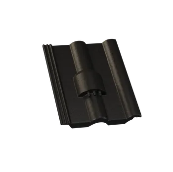 betonová krytina KM Beta ELEGANT - taška betonová pro kabelové prostupy - černá