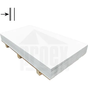 Plech KJG Tabule bílá jednostranná RAL 9010 - 0,55x1250x2000mm
