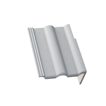 Střešní krytina KM Beta ELEGANT - taška okrajová pravá - šedá