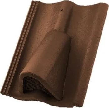 Střešní krytina Bramac - Moravská PROTECTOR PLUS, taška odvětrávací - tmavě hnědá