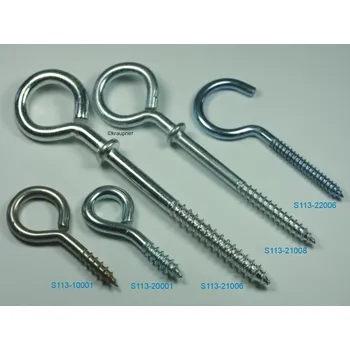 Očko s vrutem pozink. 4,8 mm