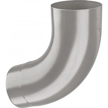 okap KJG Koleno svodové bílo hliníkové tmavé 120 mm, 72°