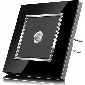 Elektrická zásuvka Anténní zásuvka nástěnná MIUUN černá