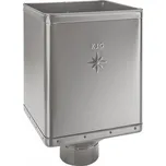 KJG Kotlík žlabový sběrný DESIGN bílo hliník tmavý 120 mm