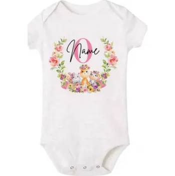 Personalizované body pro miminka s vlastním jménem a písmenkem z ABECEDY Velikost: 18 měsíců, Písmenko: P