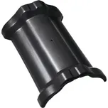 Bramac - keramický drážkový hřebenáč vyrovnávací dvouhrdlý, černá glazura