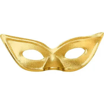 Karnevalová maska Škraboška zlatá