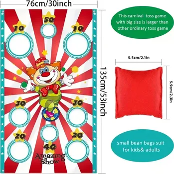 Karnevalový doplněk Házení klaun