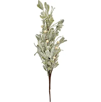 umělá květina Clayre & Eef - Umělá větvička jmelí 66154