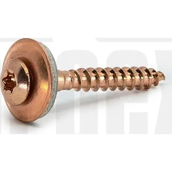 Vrut Klempířský vrut s podložkou 4,5x45mm POMĚDĚNÝ - (Mungo)