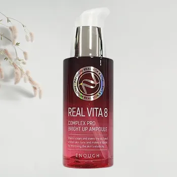 Pleťové sérum ENOUGH - Real Vita 8 Pro Bright Up Ampoule - Vitaminová ampule pro rozjasněnou pleť - 30 ml