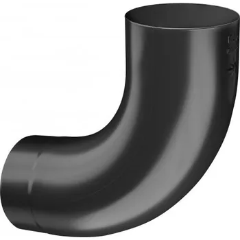 okap KJG Koleno svodové intenzivně černé 120 mm, 85°