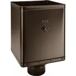 KJG Kotlík žlabový sběrný DESIGN EXCENTRICKÝ tmavě hnědý 80 mm
