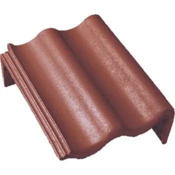 betonová krytina Bramac - Max/7° PROTECTOR, taška pultová P - červenohnědá