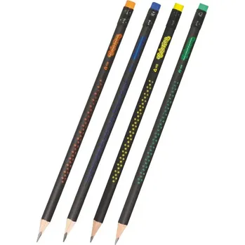 Grafitová tužka Tužka s gumou tužky ideální na skicování, HB, psací tužky Colorino HB tužky 72 ks