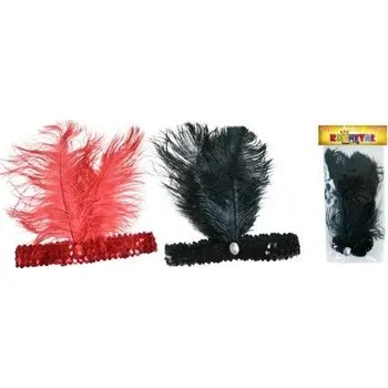 Karnevalový kostým Rappa Čelenka Charleston (červená)