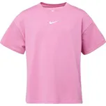 Dívčí triko Nike SPORTSWEAR XL Růžová, Bílá