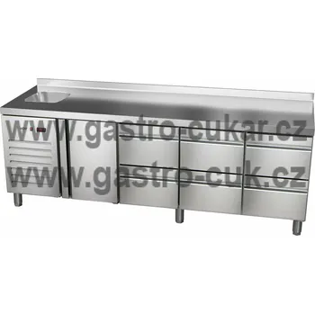 Asber ETP-7-225-16 HC S GI agregát vlevo + dřez