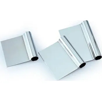 Nerezová stěrka na čokoládu - 12,5 x10,5 cm - RD125 | MARTELLATO, Steel Scrapers