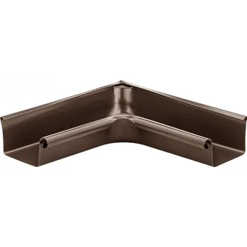 okap KJG Roh žlabový vnitřní hranatý tmavě hnědý 330 mm