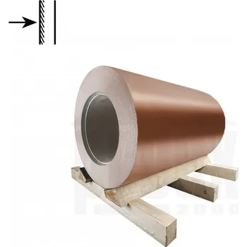 Plech KJG Svitek pozinkovaný měděno hnědý jednostranný RAL 8004 - 0,55x625 mm