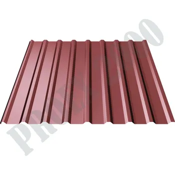 Stavebniny Trapéz Ruukki 50, T20 - 0,5mm, r.š.1095mm cih. červená RR750