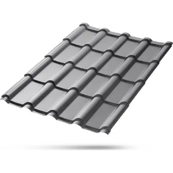 Střešní krytina Lindab - Mega 40 Classic stříbrná metalíza RAL9006