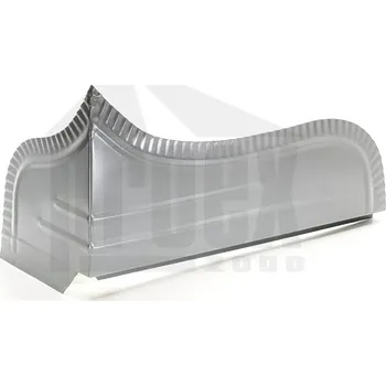 okap Zábrana proti přelití žlabu prachově šedá LEVÁ (šprycplech)