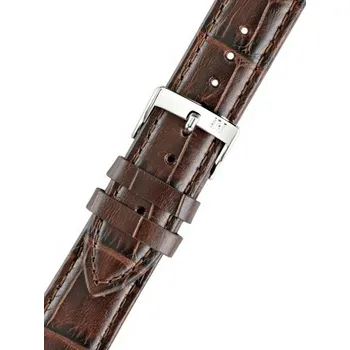 Módní doplněk Kožený řemínek Morellato Bolle 2269480.032 M, hnědý - 16 mm