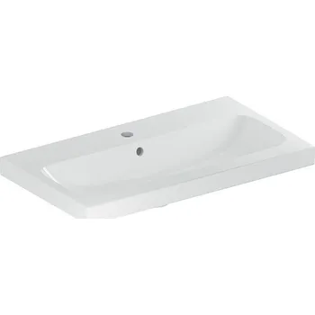 Umyvadlo Geberit iCon Light umyvadlo, 75x42 cm, s otvorem pro baterii, s přepadem, KeraTect, bílá (501.842.00.2)