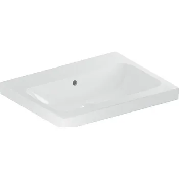 Umyvadlo Geberit iCon Light umyvadlo 60x48 cm, bez otvoru pro baterii, s přepadem, KeraTect, bílá (501.834.00.4)