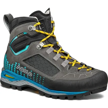 Dámská treková obuv Asolo Freney EVO Mid GV ML graphite Barva: graphite/sea blue/B128, Velikost: 6 UK