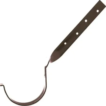 okap Marley - okapový hák přetočený hnědý 150 mm
