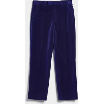 Pánské oblečení KALHOTY GANT VELVET SUIT PANTS RICH NAVY