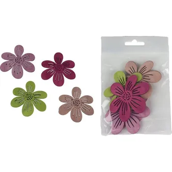 Velikonoční dekorace Dekorační kytky, 6 ks D5454