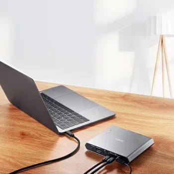 KVM přepínač Aten US3311-AT-G 2-portový 4K DisplayPort USB-C Dokovací přepínač KVM s PD pass-throught US3311-AT-G