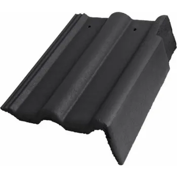 Střešní krytina Bramac - Classic STAR taška okrajová pravá - ebenově černá