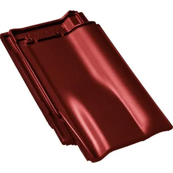 Střešní krytina Bramac - Rubín 13 - větrací, kaštanově hnědá glazura