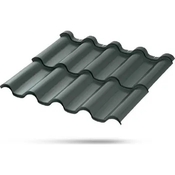 Střecha Lindab - Goodlock Elite MAT 880x1000mm, tm. šedá RAL7011