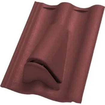 Střešní krytina Bramac - 7° PROTECTOR, taška odvětrávací - červenohnědá