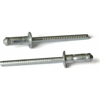 Nýt Nýt pozinkovaný 4,8x9 trhací Hard Grip