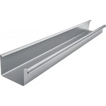 okap KJG Okapový žlab hranatý prachově šedý 500 mm, 4 m